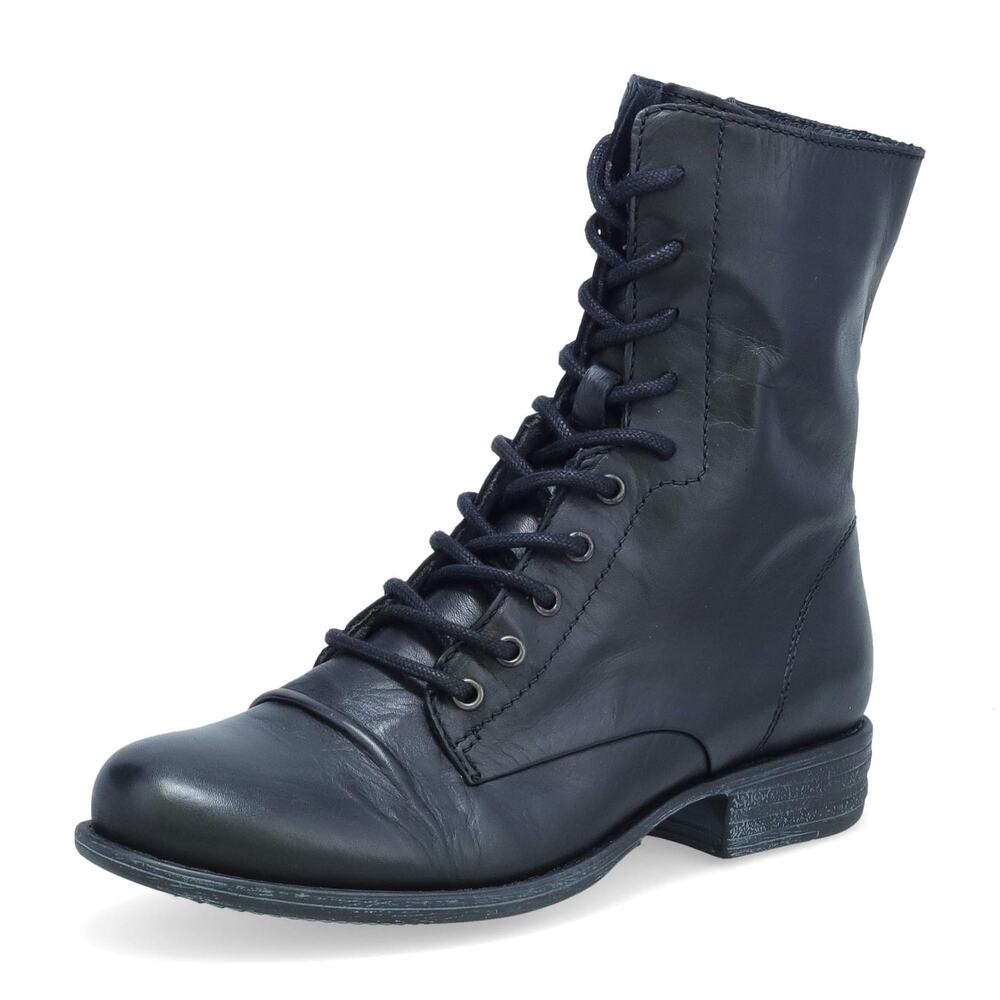 MIZ MOOZ LUKAS WOMEN'S LACE-UP BOOT BLACK 8